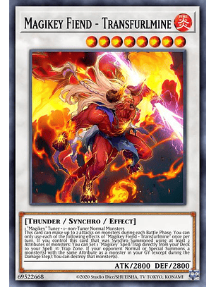 Magikey Fiend - Transfurlmine - MP22-EN211 - Rare 1st Edition