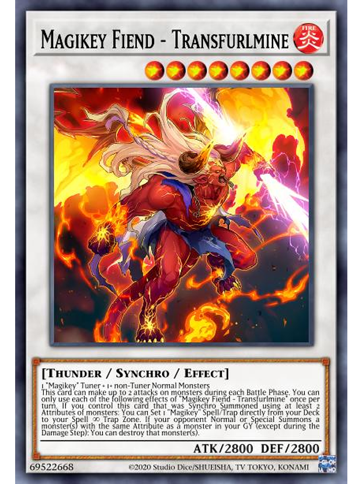 Magikey Fiend - Transfurlmine - MP22-EN211 - Rare 1st Edition 1