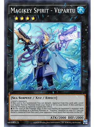 Magikey Spirit - Vepartu - MP22-EN213 - Rare 1st Edition