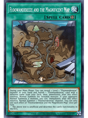 Floowandereeze and the Magnificent Map - MP22-EN220 - Prismatic Secret Rare 1st Edition