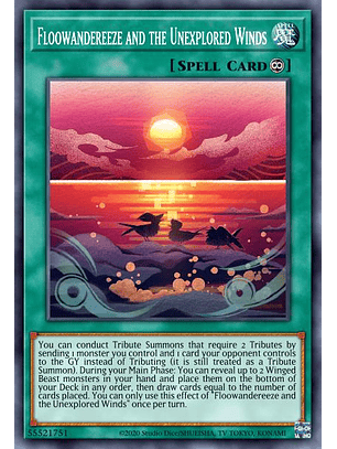 Floowandereeze and the Unexplored Winds - MP22-EN221 - Rare 1st Edition