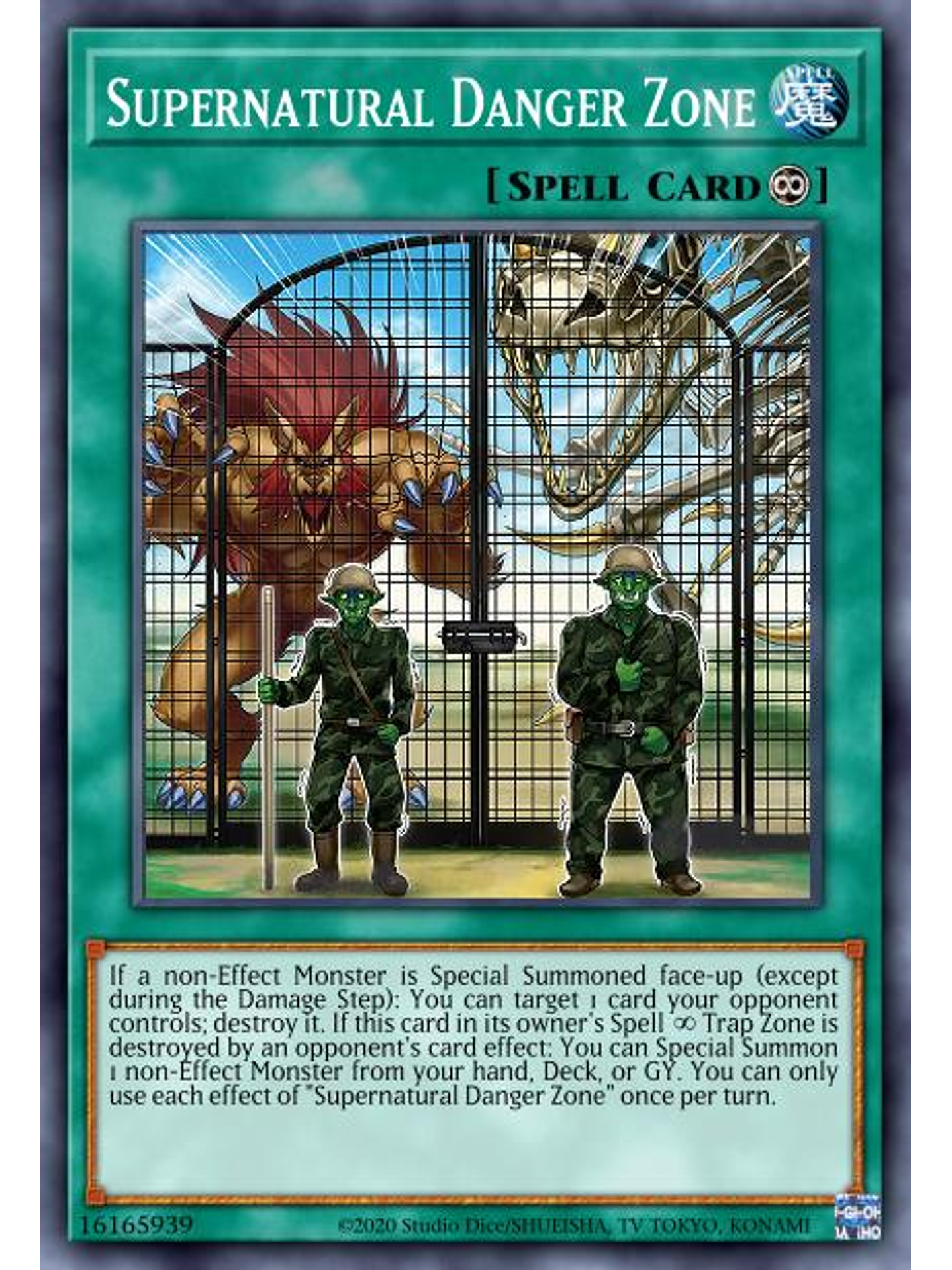 Supernatural Danger Zone - MP22-EN224 - Common 1st Edition 1