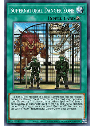 Supernatural Danger Zone - MP22-EN224 - Common 1st Edition