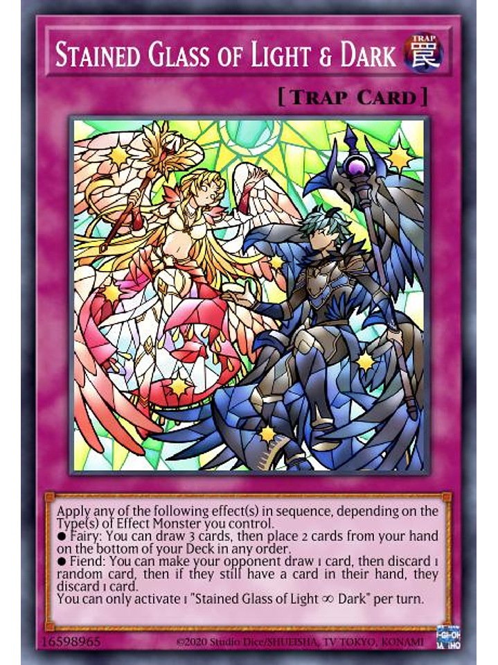 Stained Glass of Light & Dark - MP22-EN230 - Rare 1st Edition 1