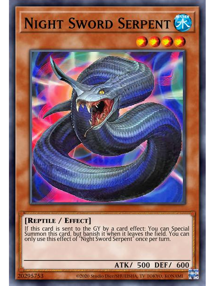 Night Sword Serpent - MP22-EN232 - Common 1st Edition 1