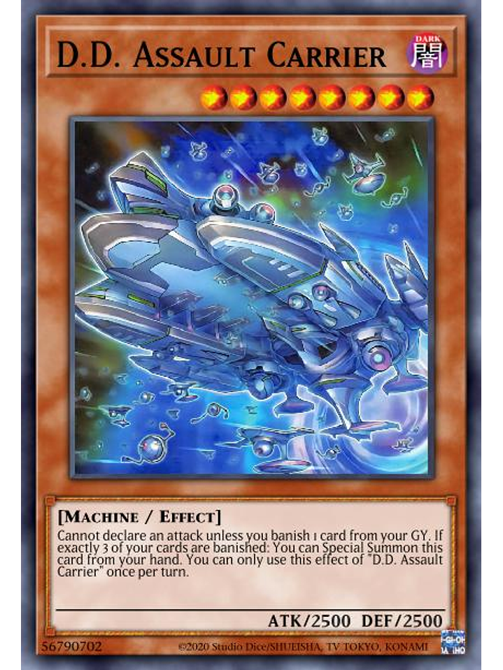 D.D. Assault Carrier - MP22-EN233 - Ultra Rare 1st Edition 1