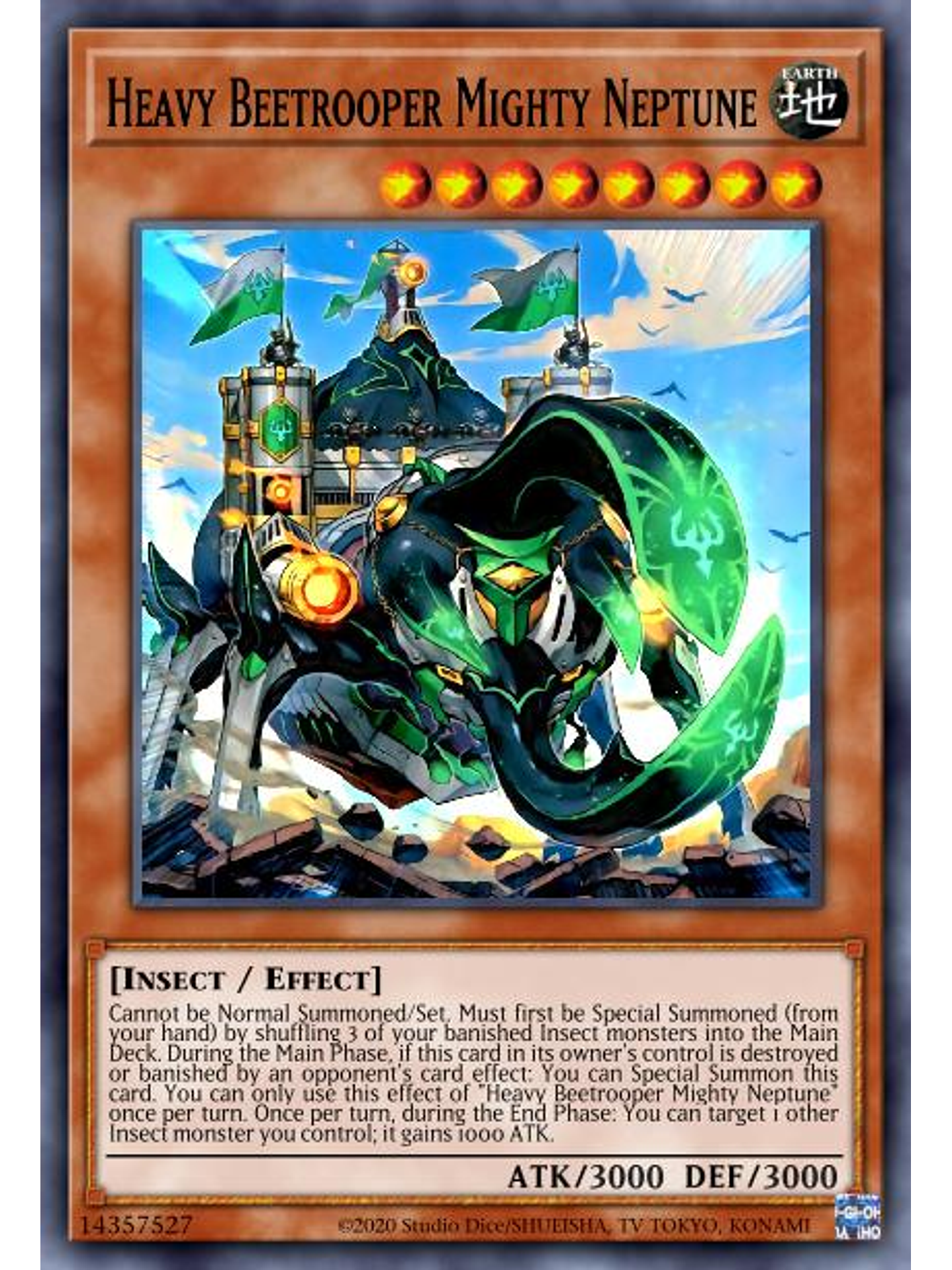 Heavy Beetrooper Mighty Neptune - MP22-EN238 - Common 1st Edition 1