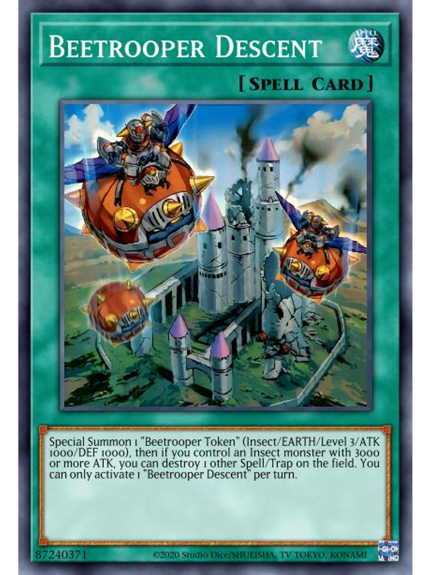 Beetrooper Descent - MP22-EN240 - Common 1st Edition 1