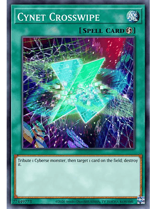 Cynet Crosswipe - MP22-EN247 - Common 1st Edition