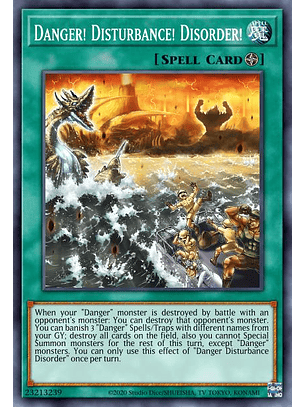 Danger! Disturbance! Disorder! - MP22-EN248 - Ultra Rare 1st Edition