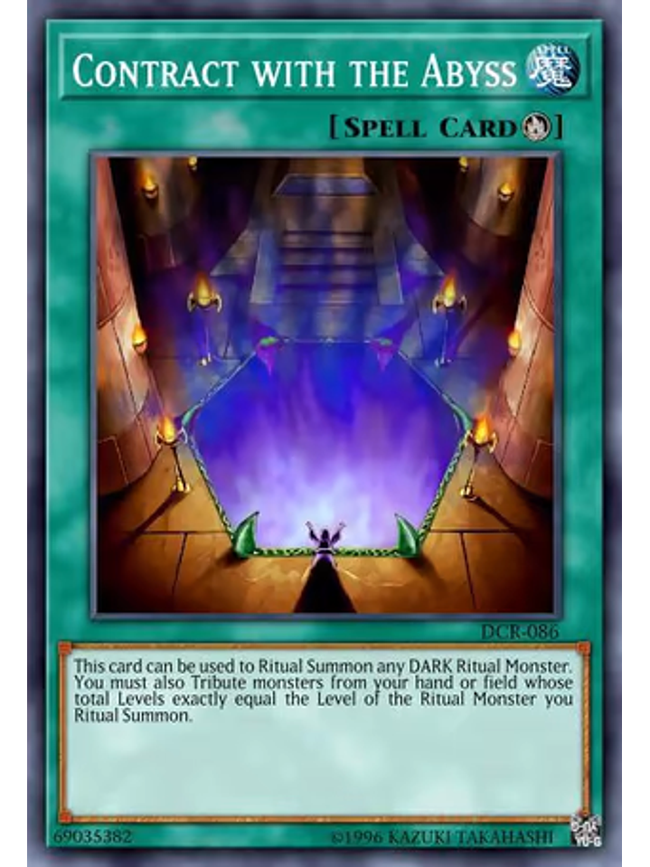 Contract with the Abyss - MP22-EN250 - Ultra Rare 1st Edition 1