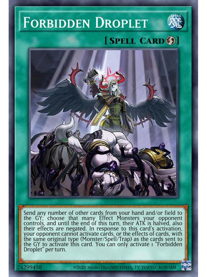 Forbidden Droplet - MP22-EN254 - Prismatic Secret Rare 1st Edition 1