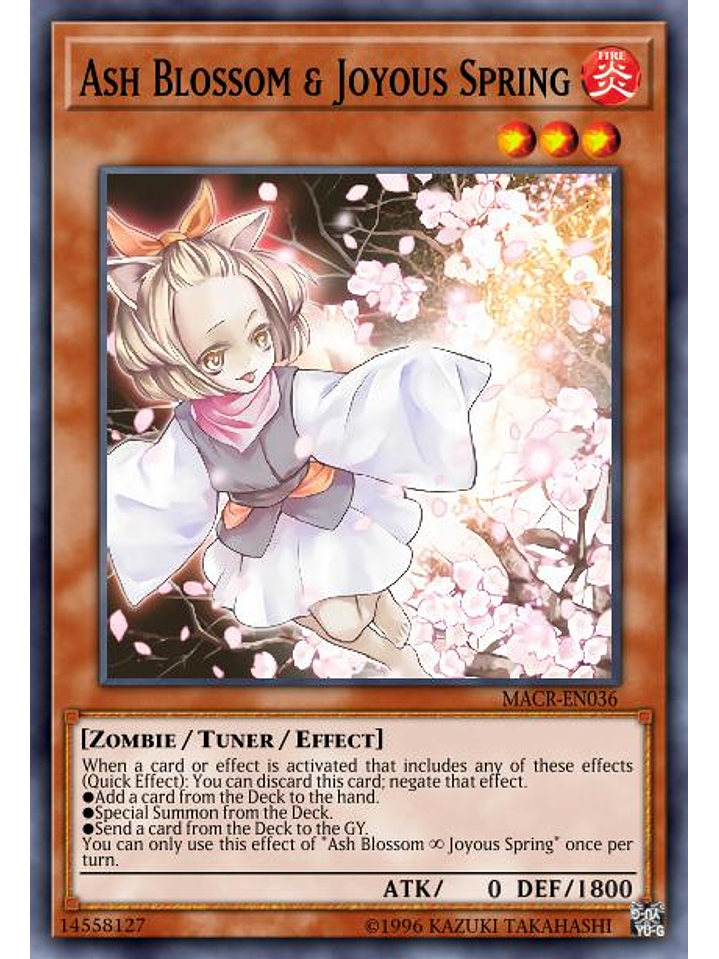 Ash Blossom & Joyous Spring - MP22-EN257 - Prismatic Secret Rare 1st Edition 1