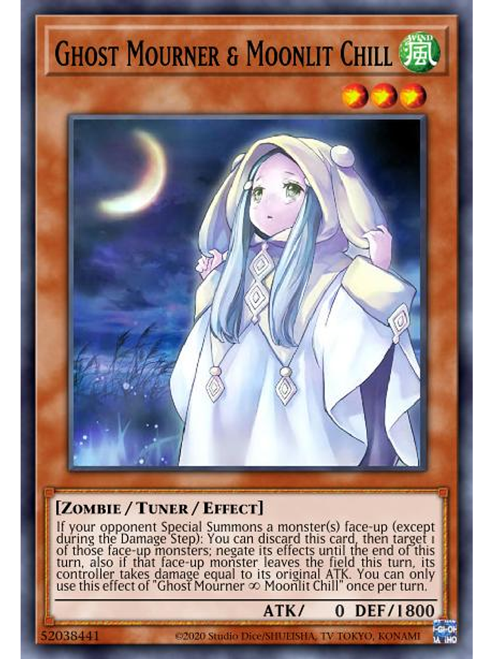 Ghost Mourner & Moonlit Chill - MP22-EN260 - Super Rare 1st Edition 1