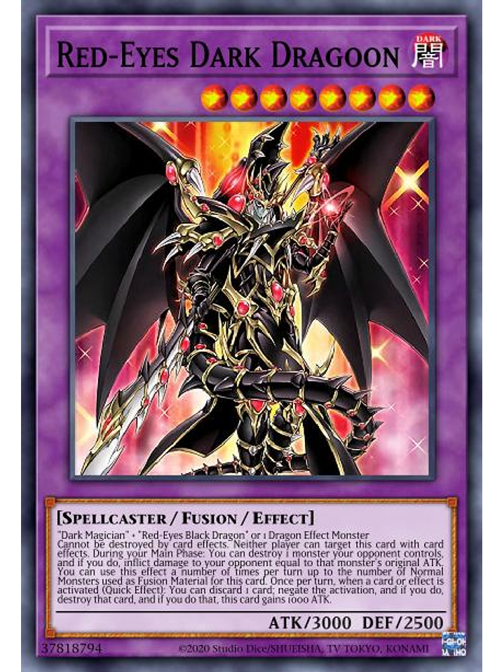 Red-Eyes Dark Dragoon - MP22-EN264 - Prismatic Secret Rare 1st Edition 1