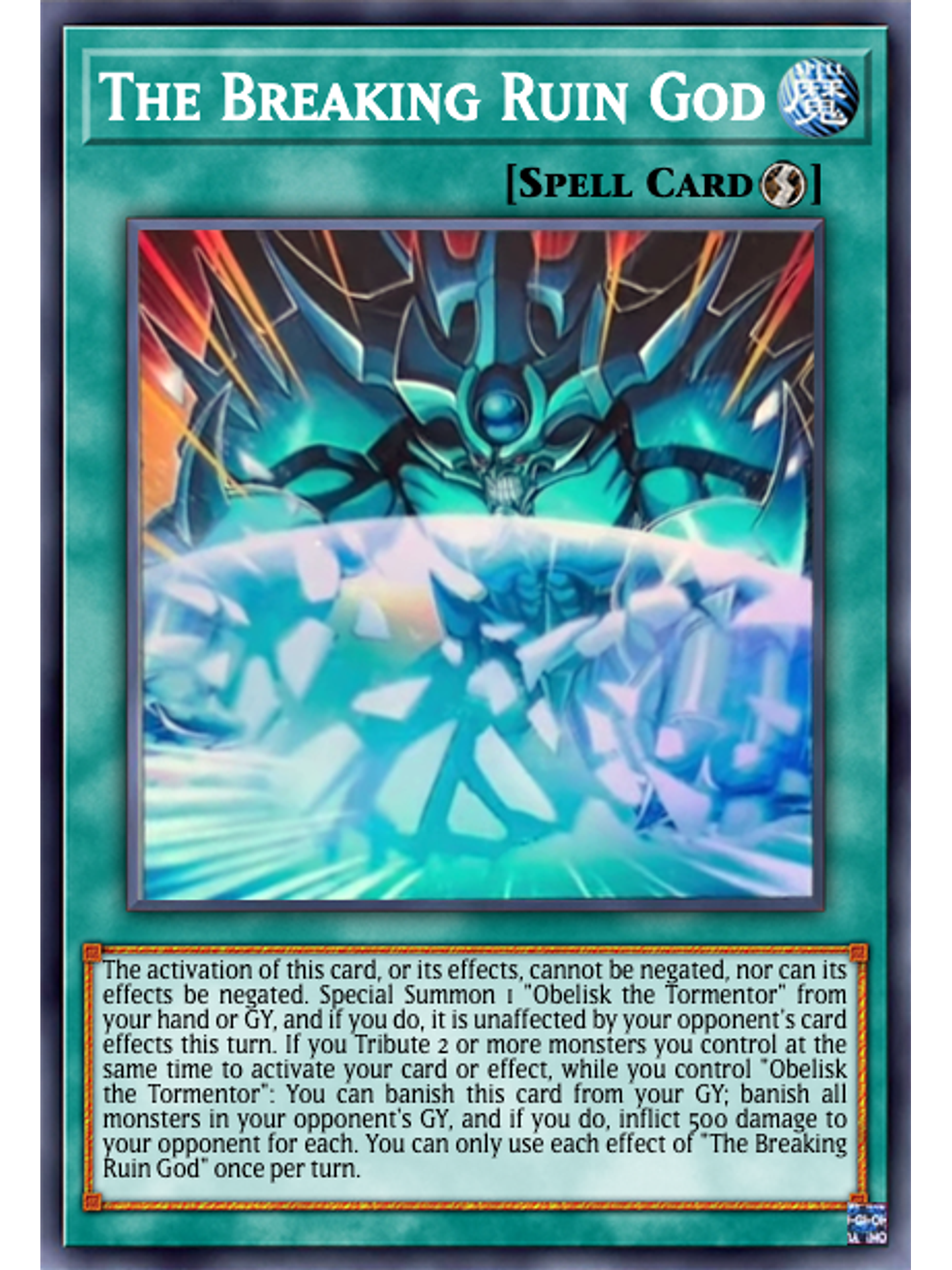 The Breaking Ruin God - MP22-EN274 - Ultra Rare 1st Edition 1