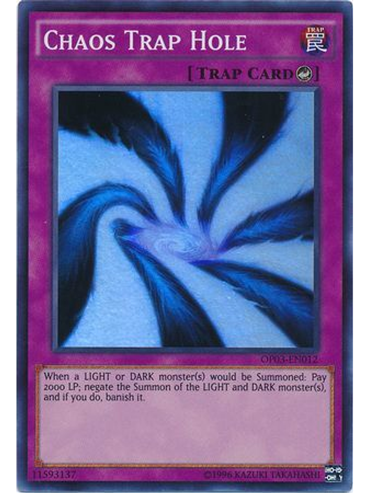 Chaos Trap Hole - OP03-EN012 - Super Rare 1