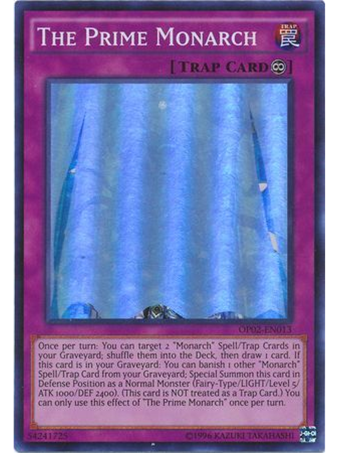 The Prime Monarch - OP02-EN013 - Super Rare 1