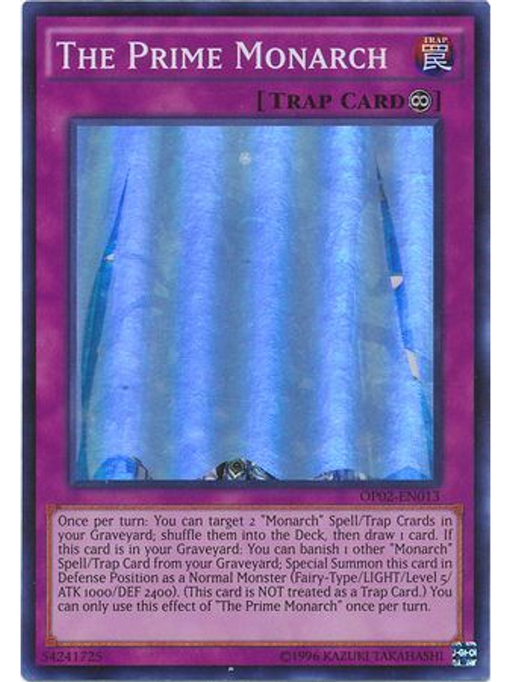 The Prime Monarch - OP02-EN013 - Super Rare 1