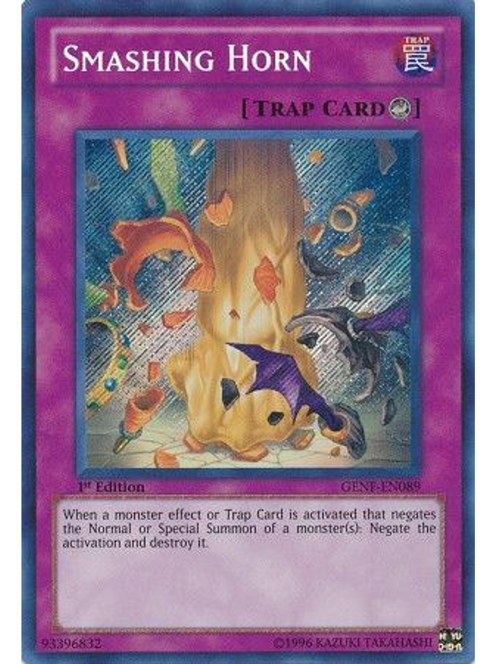 Smashing Horn - GENF-EN089 - Secret Rare 1st Edition 1