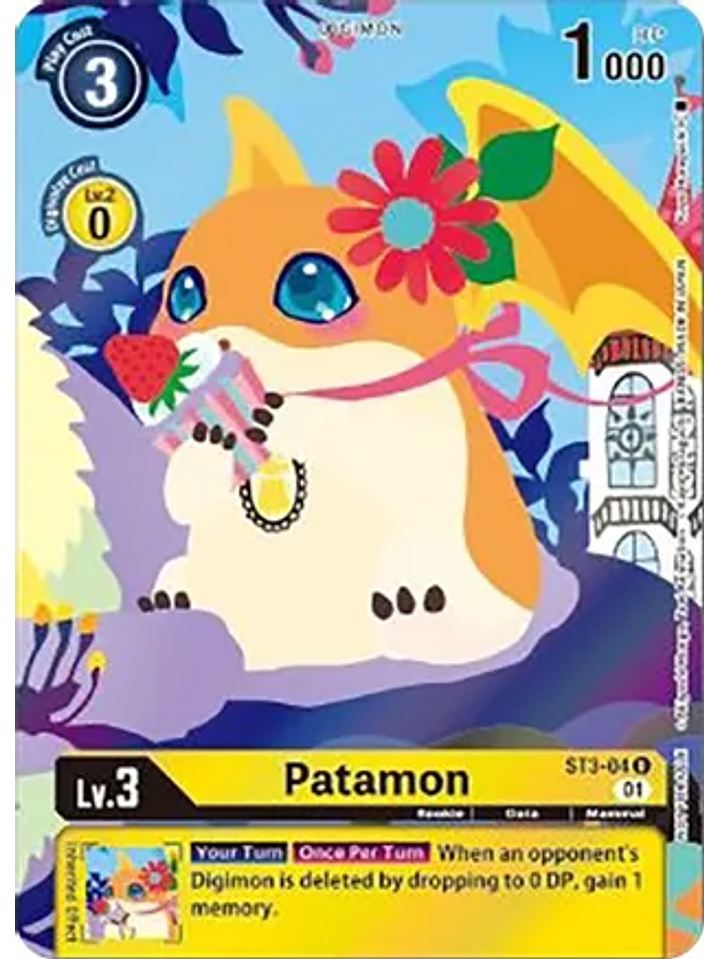 ST3-04 (Alternative Art) Patamon 1