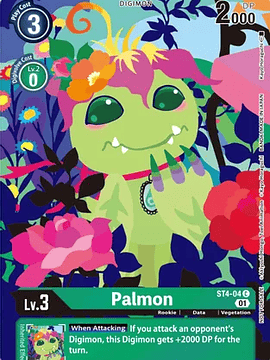 ST4-04 (Alternative Art) Palmon