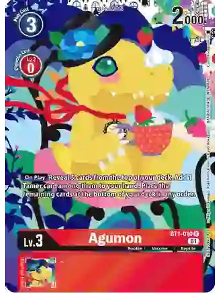 BT1-010 (Alternative Art) Agumon 1