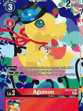 BT1-010 (Alternative Art) Agumon