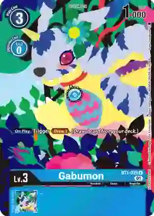 BT1-029 (Alternative Art) Gabumon