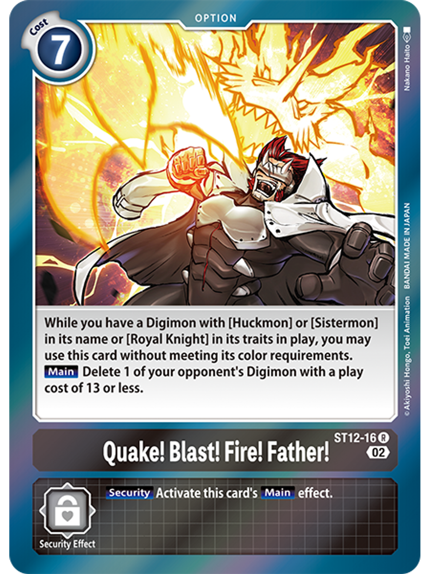 ST12-16 R Quake! Blast! Fire! Father!  1