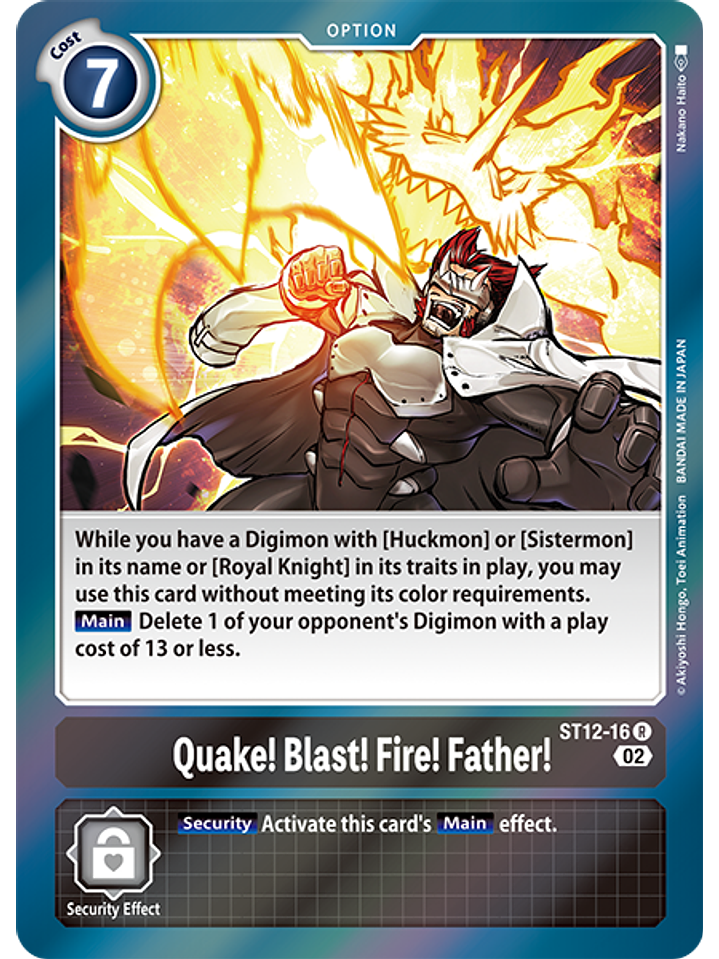 ST12-16 R Quake! Blast! Fire! Father!  1