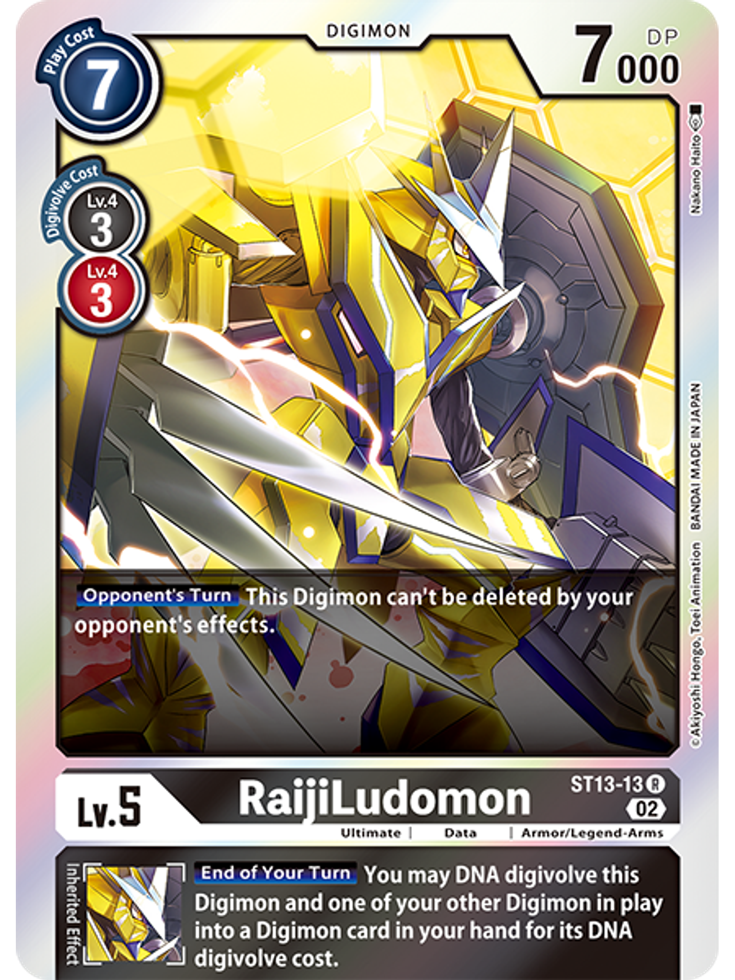 ST13-13 R RaijiLudomon  1