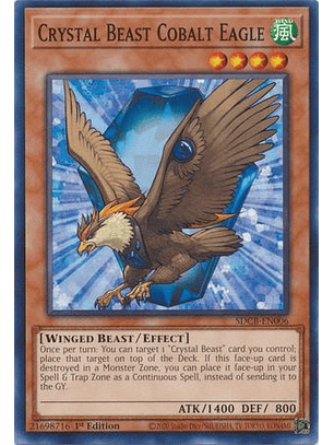 Crystal Beast Cobalt Eagle - SDCB-EN006 - Common 1st Edition