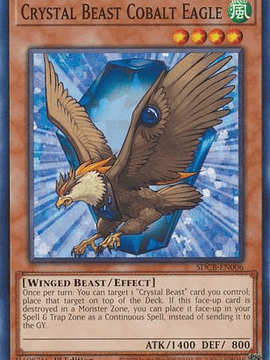 Crystal Beast Cobalt Eagle - SDCB-EN006 - Common 1st Edition