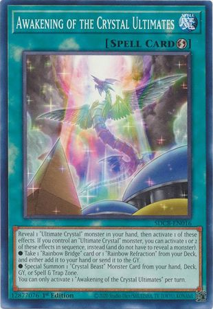 Awakening of the Crystal Ultimates - SDCB-EN016 - Common 1st Edition