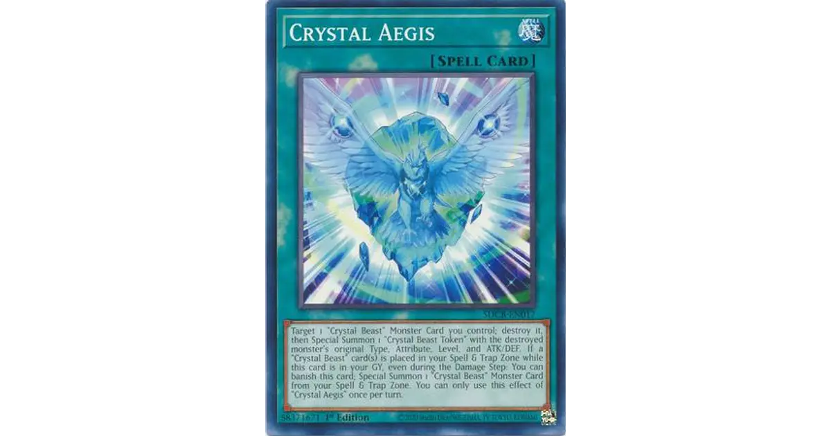 Yu-Gi-Oh ! - Crystal Aegis - SDCB-EN017 - Common - 1ère édition