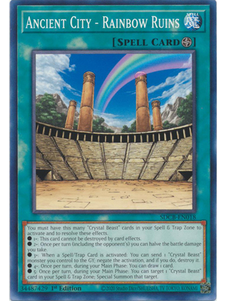 Ancient City - Rainbow Ruins - SDCB-EN018 - Common 1st Edition 1