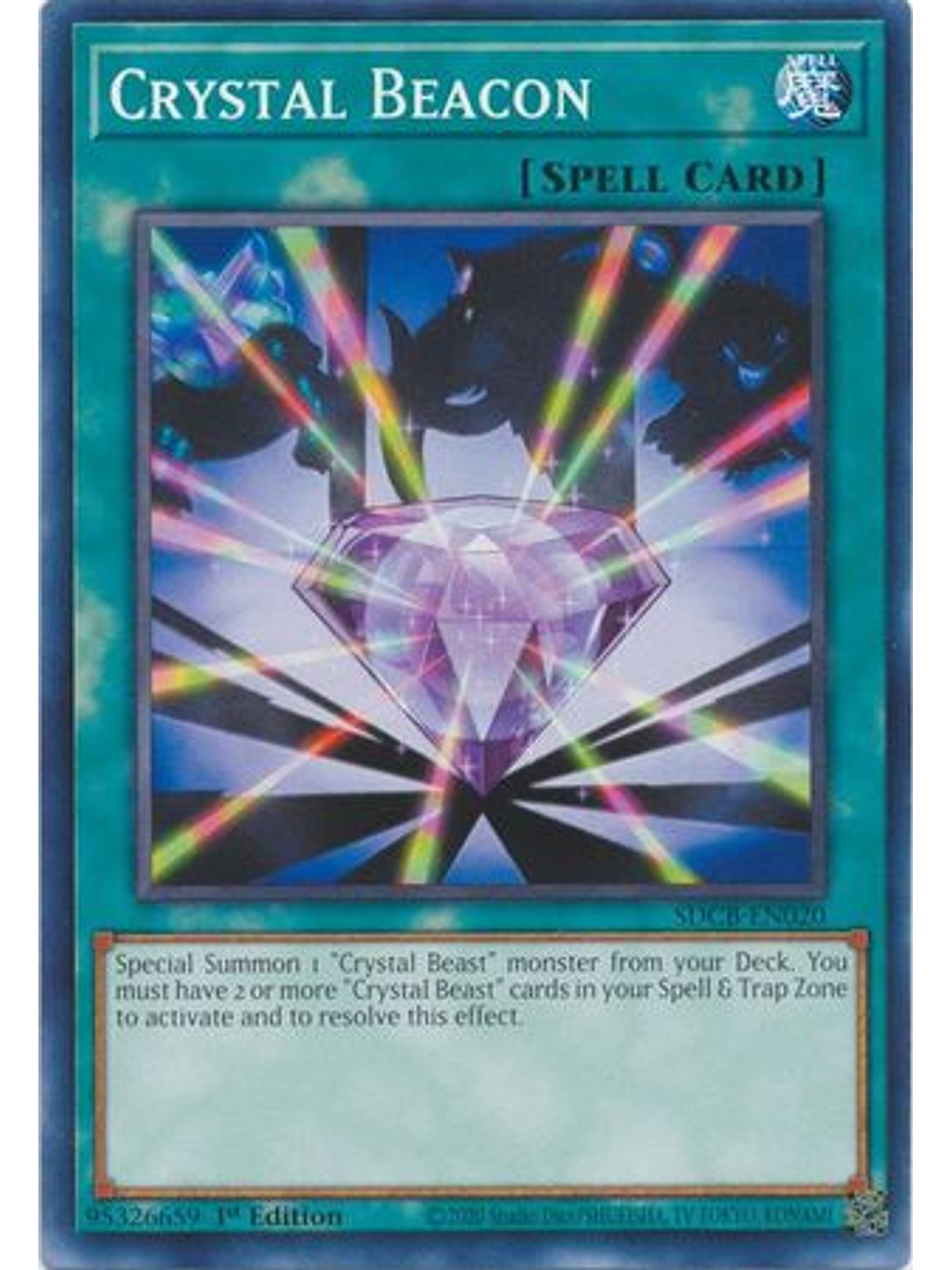 Crystal Beacon - SDCB-EN020 - Common 1st Edition 1
