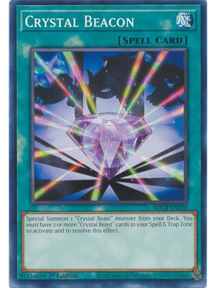 Crystal Beacon - SDCB-EN020 - Common 1st Edition 1