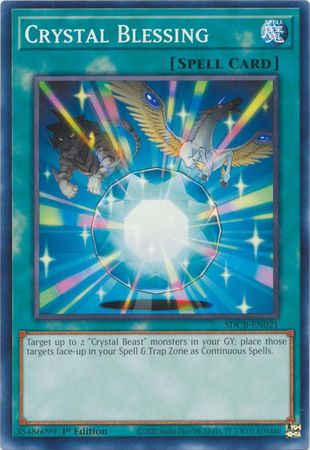 Crystal Blessing - SDCB-EN021 - Common 1st Edition