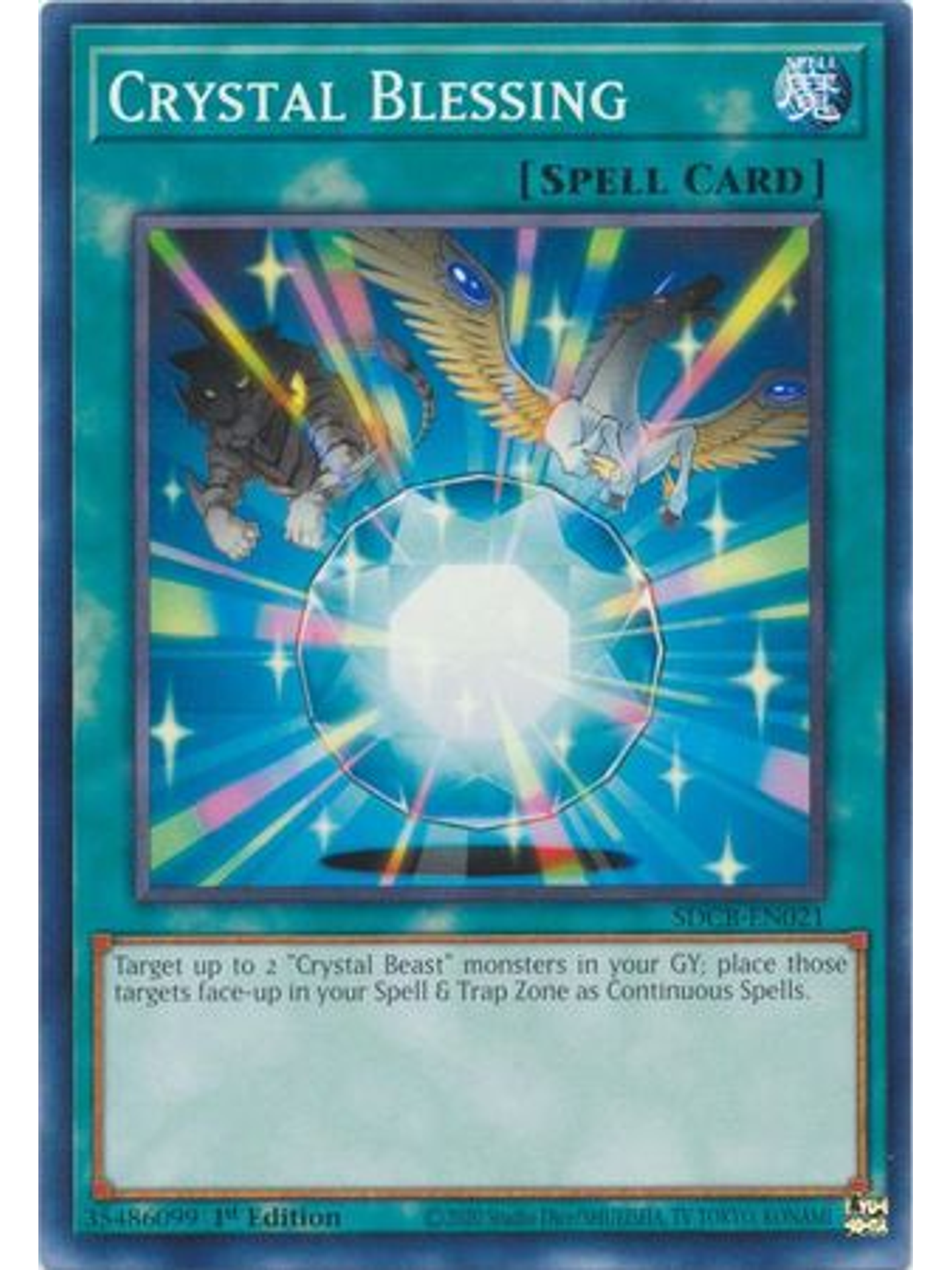 Crystal Blessing - SDCB-EN021 - Common 1st Edition 1