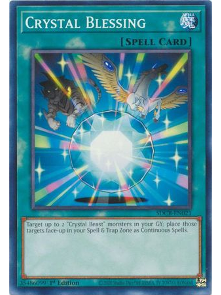 Crystal Blessing - SDCB-EN021 - Common 1st Edition 1