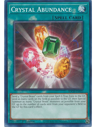 Crystal Abundance - SDCB-EN022 - Common 1st Edition