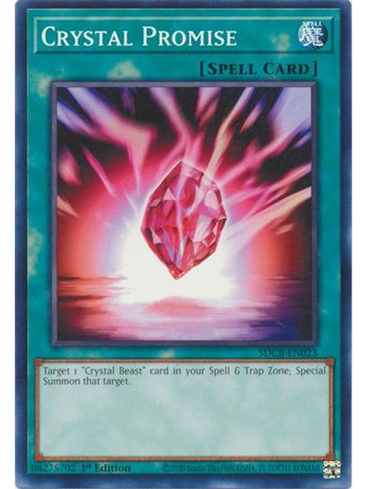 Crystal Promise - SDCB-EN023 - Common 1st Edition 1