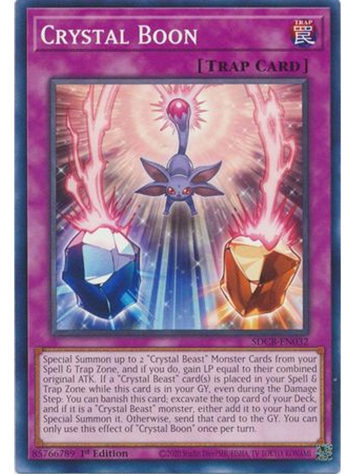 Crystal Boon - SDCB-EN032 - Common 1st Edition 1