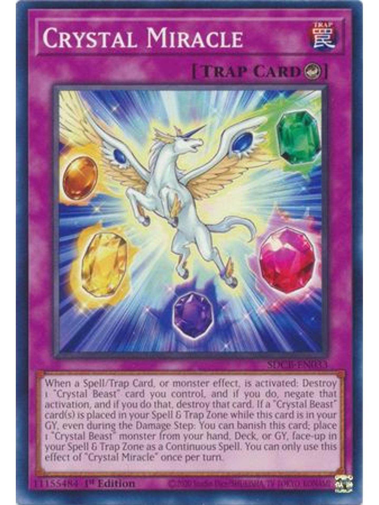 Crystal Miracle - SDCB-EN033 - Common 1st Edition 1