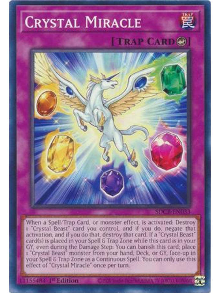 Crystal Miracle - SDCB-EN033 - Common 1st Edition 1