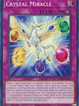 Crystal Miracle - SDCB-EN033 - Common 1st Edition
