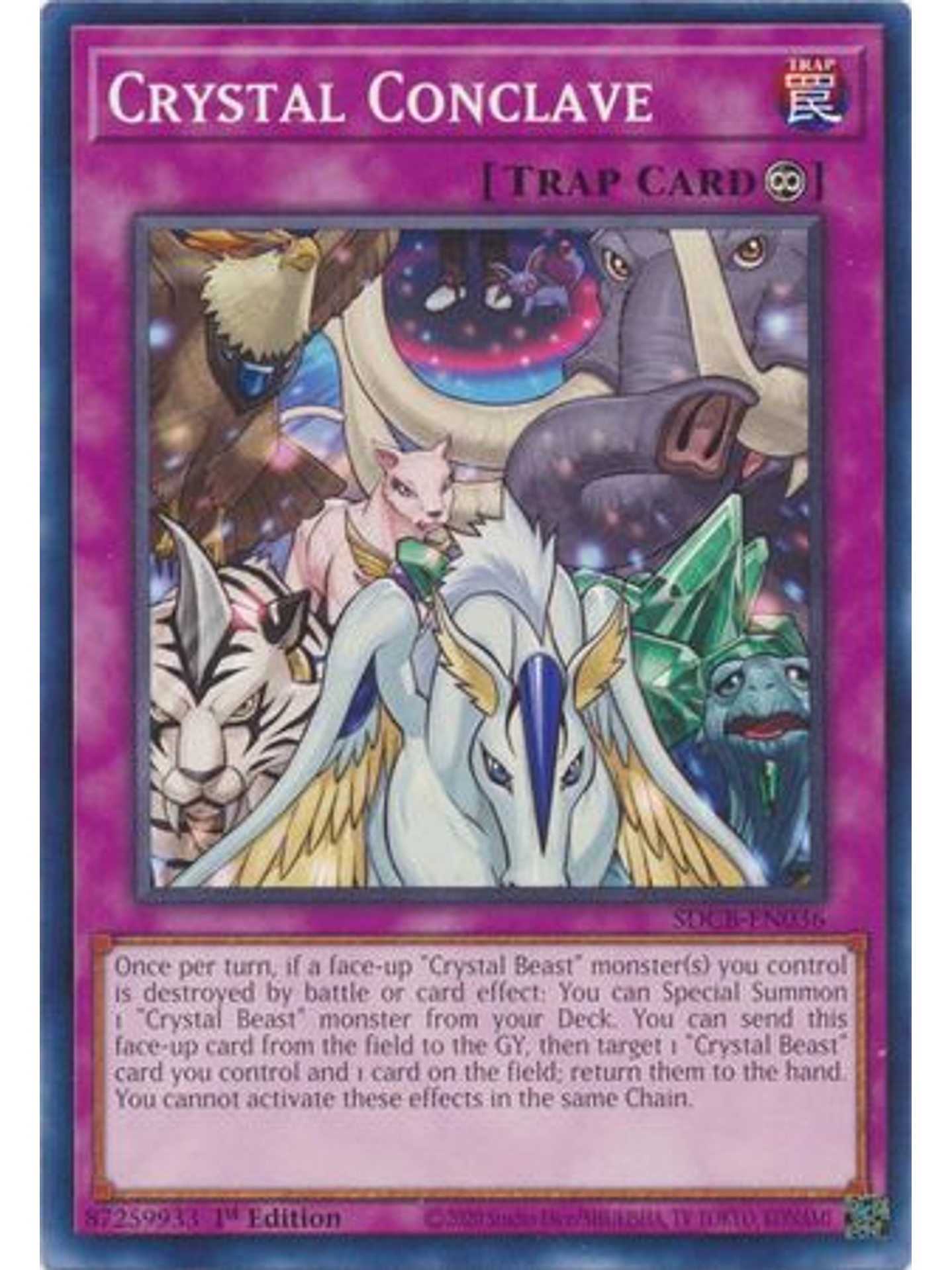 Crystal Conclave - SDCB-EN036 - Common 1st Edition 1