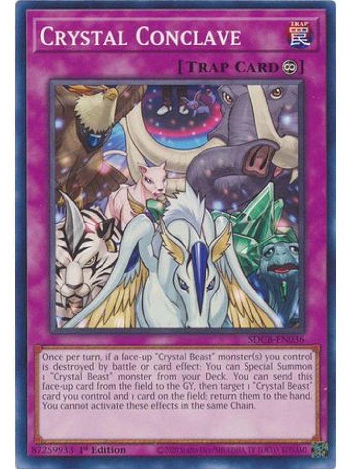 Crystal Conclave - SDCB-EN036 - Common 1st Edition 1